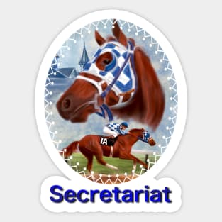 Secretariat Triple Crown Winner Sticker